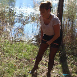 Pic #5 My Dessert - Big Tits, Brunette, Lingerie, Outdoors, Amateur, Body Piercings