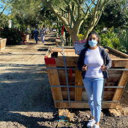 Pic #5 Naughty Work Break! - Big Tits, Brunette, Public Exhibitionist, Flashing, Outdoors, Amateur