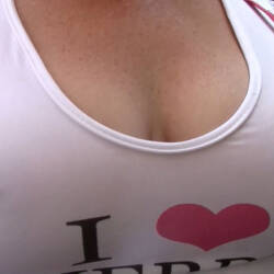 Pic #1 Back Yard Boobies! - Big Tits, Mature, Outdoors, Wife/wives, Amateur