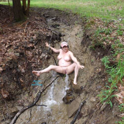 Pic #4 Dorothy Naked At Lake - Nude Amateurs, Big Tits, Brunette, Outdoors, Shaved, Amateur