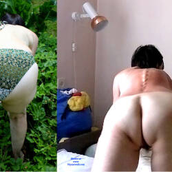 Pic #4 Vivian Dressed And Undressed - Bikini Edition - Nude Amateurs, Brunette, Mature, Outdoors, Bush Or Hairy, Amateur, Medium Tits