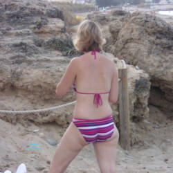 Pic #4 Day At The Beach - Beach, Blonde, Outdoors, Amateur