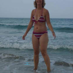 Pic #1 Day At The Beach - Beach, Blonde, Outdoors, Amateur