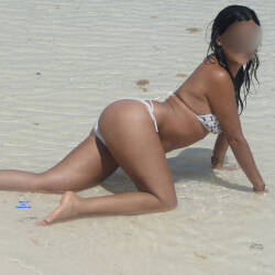 Pic #1 Bahamas Vacation - Beach, Brunette, Outdoors, Wife/wives, Amateur