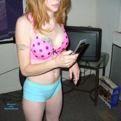 Pic #2 Tammy In Her Trailer - Nude Girls, Redhead, Bush Or Hairy, Amateur, Medium Tits, Tattoos