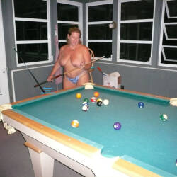 Pic #7 Time To Play Pool - Topless Amateurs, Big Tits, Blonde, Mature, Amateur