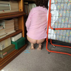 Pic #6 Brigitte's Ass - Brunette, Amateur, Pantieless Girls