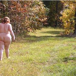 Pic #9 In the Trees - Nude Amateurs, Bbw, Big Tits, Mature, Outdoors, Redhead, Nature, Amateur