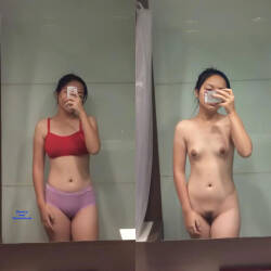Pic #2 Coco Posing Nude - Nude Girls, Brunette, Lingerie, Small Tits, Bush Or Hairy, Amateur, Asian