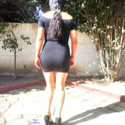 Pic #2 MI Esposa Puta - Big Tits, Brunette, Outdoors, Wife/wives, Dressed, Amateur