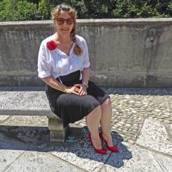 Pic #3 Ursulas Geile Beine In High-Heels - High Heels Amateurs, Outdoors, Amateur, Redhead