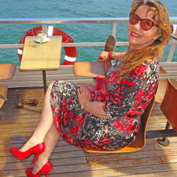 Pic #6 Ursulas Geile Beine In High-Heels - High Heels Amateurs, Outdoors, Amateur, Redhead