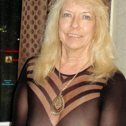 Pic #1 Mature And Delightful - Big Tits, Blonde, Mature, See Through, Shaved, Amateur