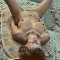 Pic #2 Enjoying Being Exposed - Nude Amateurs, Big Tits, Brunette, Mature, Bush Or Hairy, Amateur