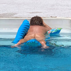 Pic #3 Senior Sex -- Pool Side - Nude Amateurs, Outdoors, Amateur