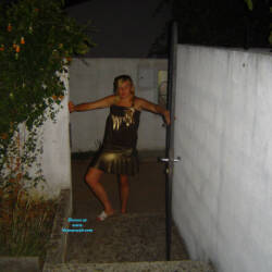 Pic #1 Golden Dress - Nude Amateurs, Big Tits, Mature, Outdoors, Amateur