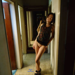 Pic #7 Emy Playing At Home - Nude Wives, Big Tits, Brunette, Shaved, Amateur, Firm Ass
