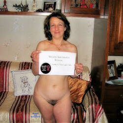 Pic #10 Slut Wife Daniela Lombardini - Nude Wives, Brunette, Mature, Bush Or Hairy, Amateur, Medium Tits