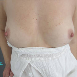 Pic #2 White Dress With Stockings - Big Tits, Amateur