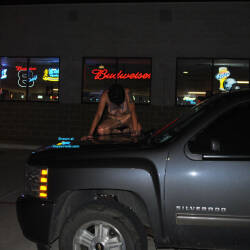Pic #7 Pickup Pics - Nude Girls, Big Tits, Brunette, Public Exhibitionist, Outdoors, Amateur, Tattoos