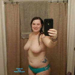 Pic #3 Next Door Stripper Neighbor - Topless Friends, Big Tits, Brunette, Amateur