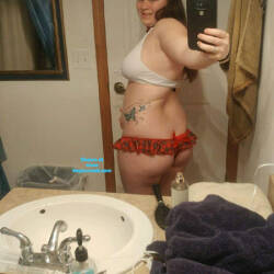 Pic #2 Next Door Stripper Neighbor - Topless Friends, Big Tits, Brunette, Amateur