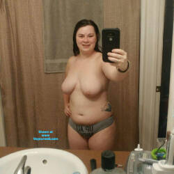 Pic #5 Next Door Stripper Neighbor - Topless Friends, Big Tits, Brunette, Amateur
