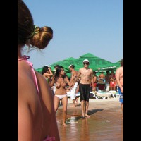 Wet, Topless, Dancing...
