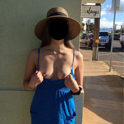 Pic #2 Dedicated To Mrs West - Big Tits, Public Exhibitionist, Flashing, Outdoors, Amateur