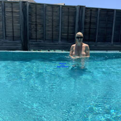 Pic #6 Latest Updates On The Poolside - Nude Amateurs, Big Tits, Blonde, Mature, Outdoors, Amateur