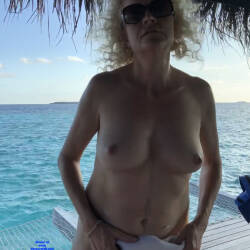 Pic #8 Latest Updates On The Poolside - Nude Amateurs, Big Tits, Blonde, Mature, Outdoors, Amateur
