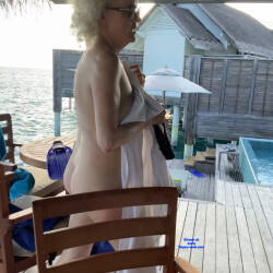 Pic #9 Latest Updates On The Poolside - Nude Amateurs, Big Tits, Blonde, Mature, Outdoors, Amateur