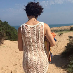 The Voyeur Enjoyed A Few Minutes - Beach, Brunette, Outdoors, See Through, Small Tits, Amateur, Wife/Wives