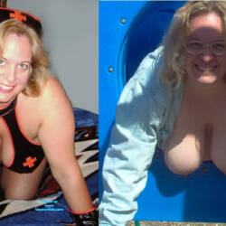 Pic #4 Dressed Undressed - Nude Amateurs, Bbw, Big Tits, Blonde, Outdoors, Amateur