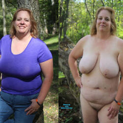 Pic #5 Dressed Undressed - Nude Amateurs, Bbw, Big Tits, Blonde, Outdoors, Amateur