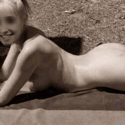 Pic #7 Backyard - Nude Girls, Blonde, Outdoors, Amateur, Medium Tits