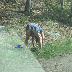 Pic #3 Sexy Ass Upskirt - Mature, Outdoors, Dressed, Amateur, Bent Over