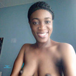Pic #2 My titties - Topless Amateurs, Big Tits, Ebony, Natural Tits, Hard Nipples, Hanging Tits