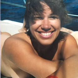 Pic #5 Sailing exhibitionist - Nude Girls, Brunette, Outdoors, Bush Or Hairy, Pussy, Natural Tits, Big Tits