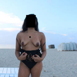 Pic #2 Zara topless at beach - Nude Amateurs, Beach, Outdoors, Bush Or Hairy, Natural Tits