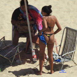 Pic #6 JANGA BEACH, BRAZIL 26 - Beach, Big Ass, Bikini Voyeur, Round Ass, Wife/wives