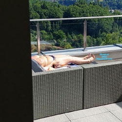 Twin peaks in the sun... - Big Tits, , Outdoors