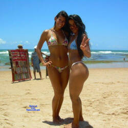 Pic #1 BRAZILIANS GIRLS - Beach, Bikini Voyeur, Outdoors, Big Ass, Big Tits, Women In See Through Clothes, Wet, Wet Tits