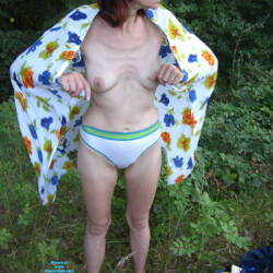 Pic #3 outdoor - Nude Amateurs, Small Tits