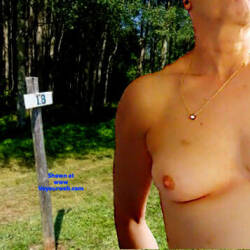 Pic #4 mature in nature - Bush Or Hairy, Medium Tits, Nude Amateurs, Outdoors, Round Ass