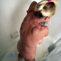 Pic #1 Voyeuring the Wife - Big Tits, Trimmed Pussy, Nude Wives, Pussy, Round Ass, Wet, Wet Pussy Pic, Wet Tits
