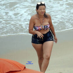 Pic #5 PINA BEACH. BRAZIL 446 - Beach, Beach Pussy, Beach Voyeur, Big Ass, Bikini Voyeur, Brunette, Latina, Outdoors