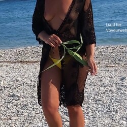 Pic #4 Autumn FUN - Beach, Beach Pussy, Costume, Flashing, Flashing Tits, High Heels Amateurs, Legs Spread Wide Open, Lingerie, Natural Tits, Outdoors, Pantieless Girls, Pussy, Shaved, Topless Amateurs, Topless Girlfriends, Topless Girls