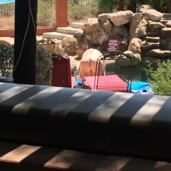 My wife's ass - Big red