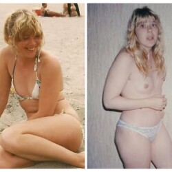Pic #3 andrea - Blonde, Bush Or Hairy, Natural Tits, Pussy, Vintage Nude Pics, Young Woman